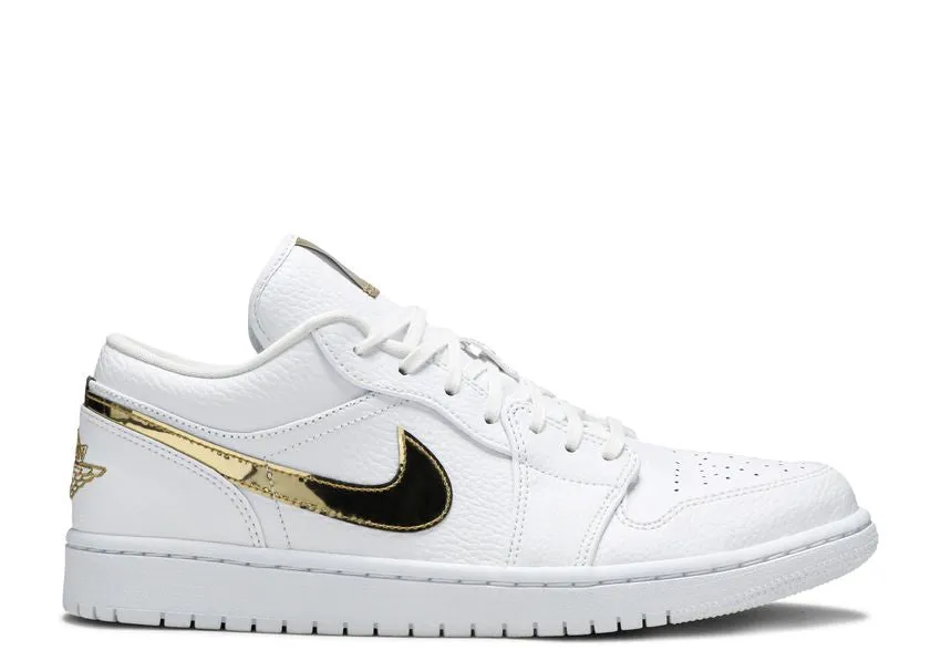 Air Jordan 1 Low White Metallic Gold