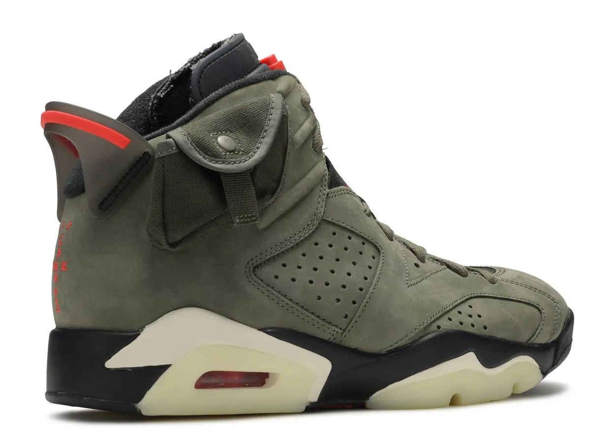 Air Jordan 6 Retro Travis Scott Olive