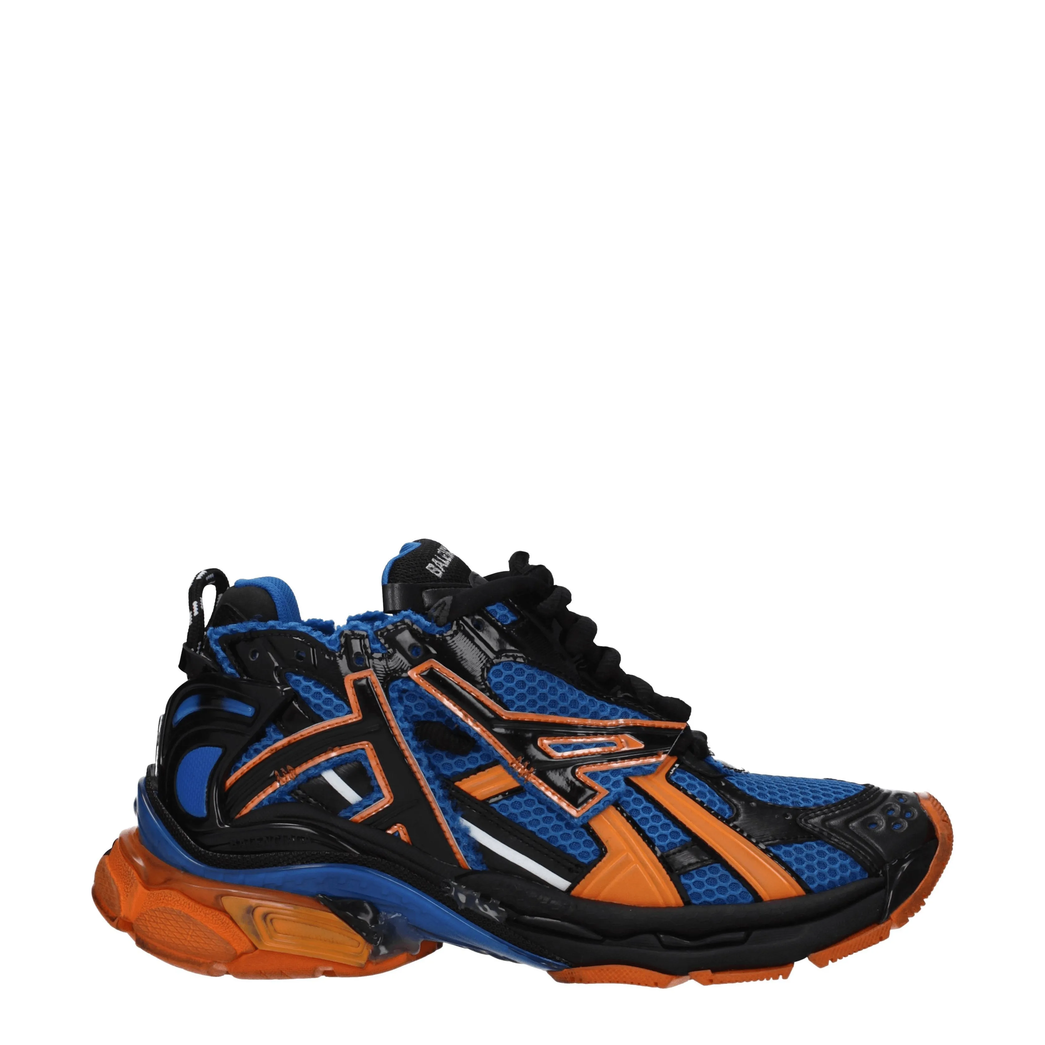 Balenciaga Sneakers Runner Man Fabric bleu / orange