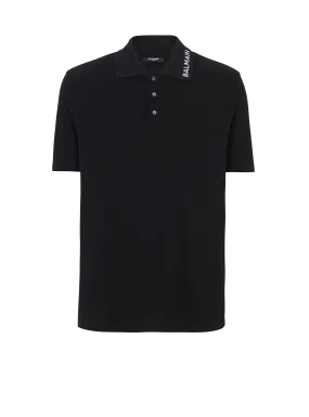 BALMAIN  Polo balmain brodé - Noir