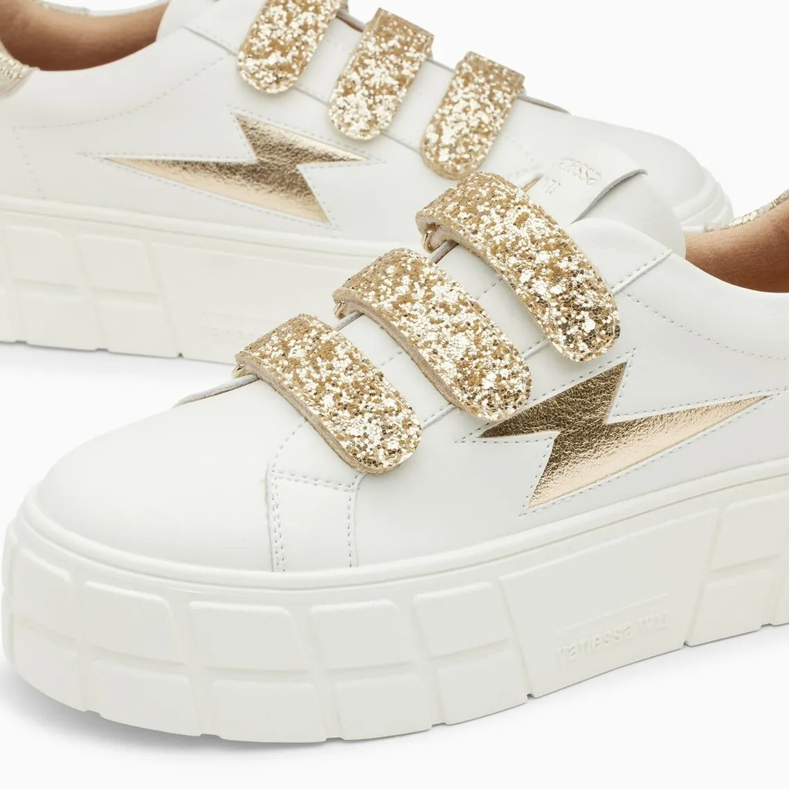 Baskets eclair a scratch femme  or | 3 Suisses