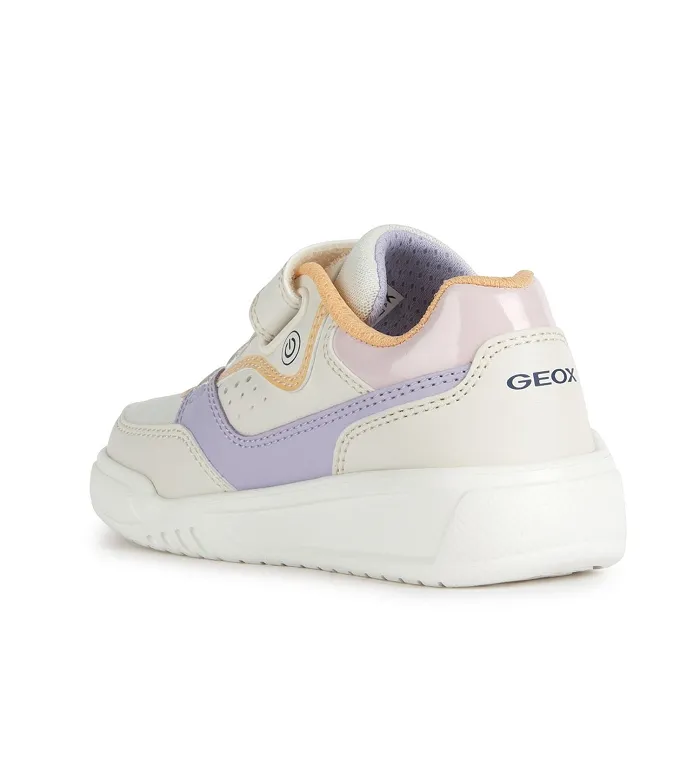 baskets et sneakers -  - junior fille - Toile Jean - Gris - Geox