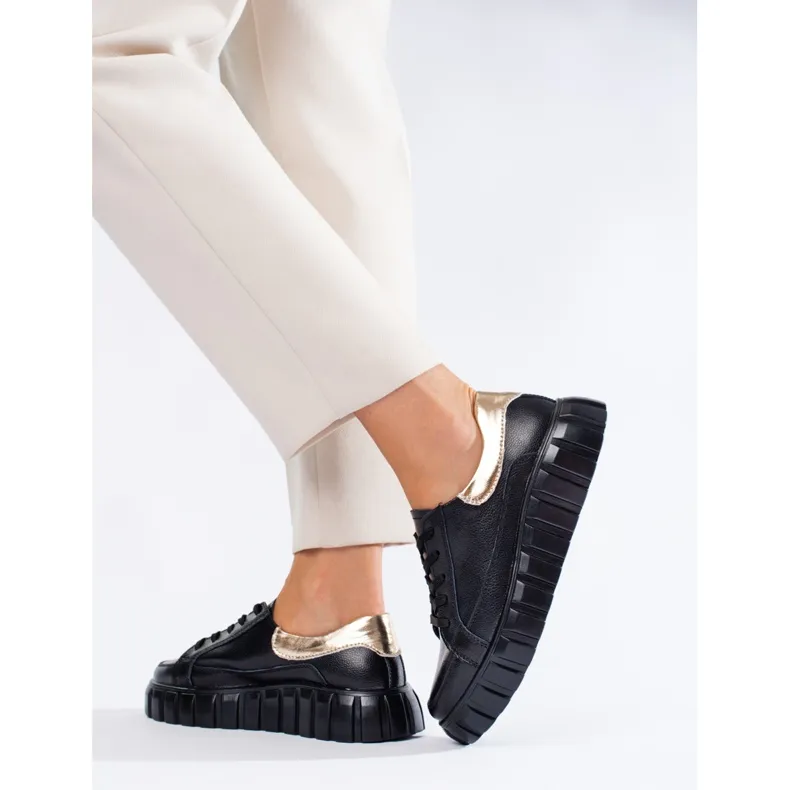 Baskets pour femmes sur la plateforme Shelovet le noir