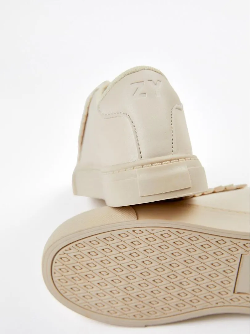 Baskets à Volants Fille  ALPINE LUXURY - Beige clair