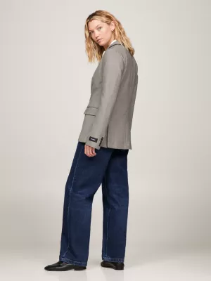Blazer droit coupe standard | Blanc | Tommy Hilfiger