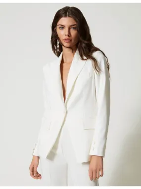 Blazer esprit satiné Twinset