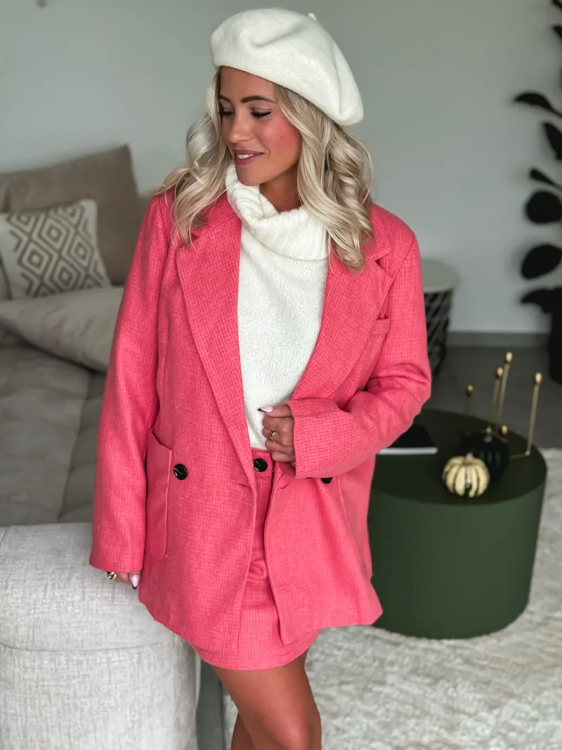 Blazer long Annelyse - Corail