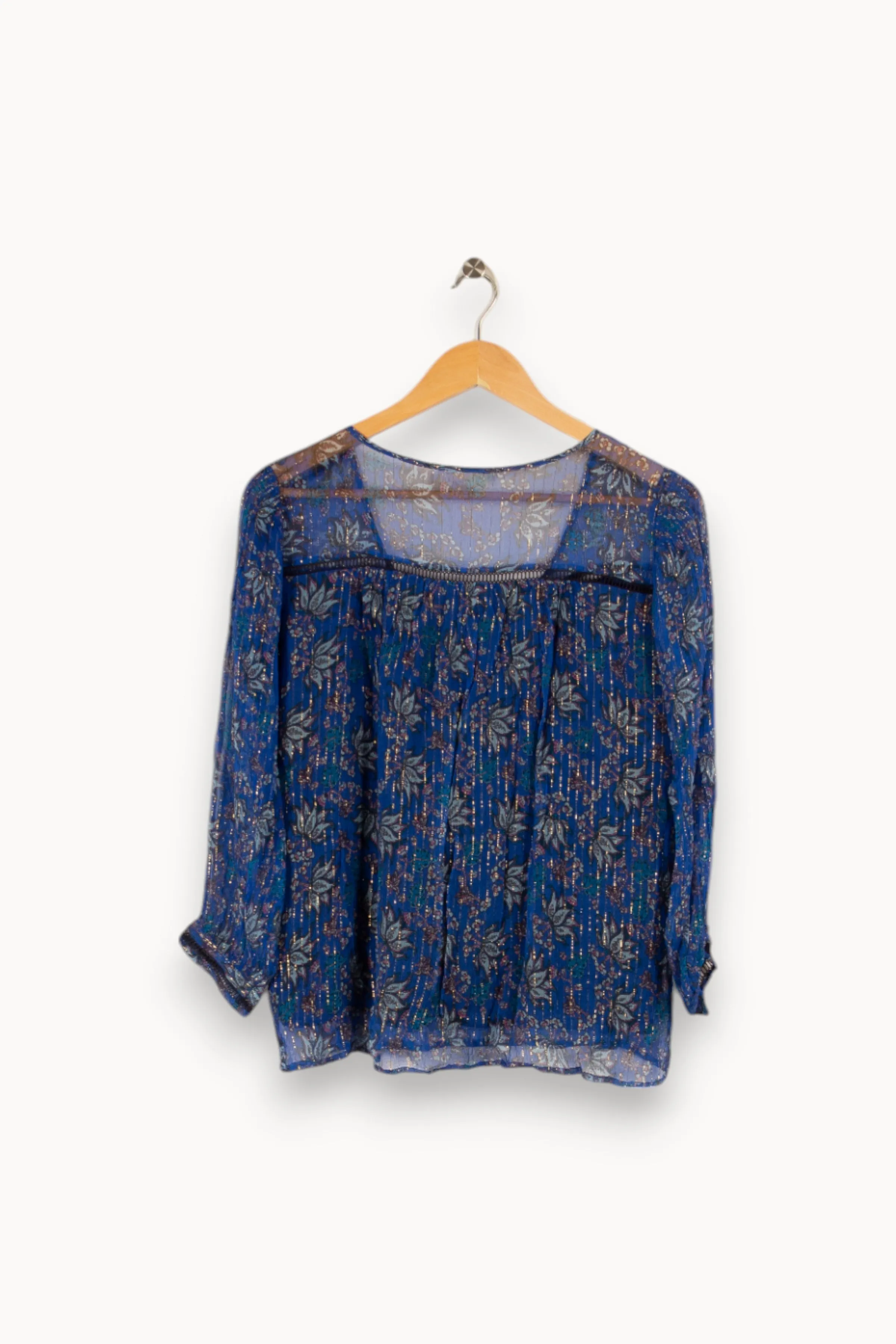 Blouse bleue - Taille S/36
