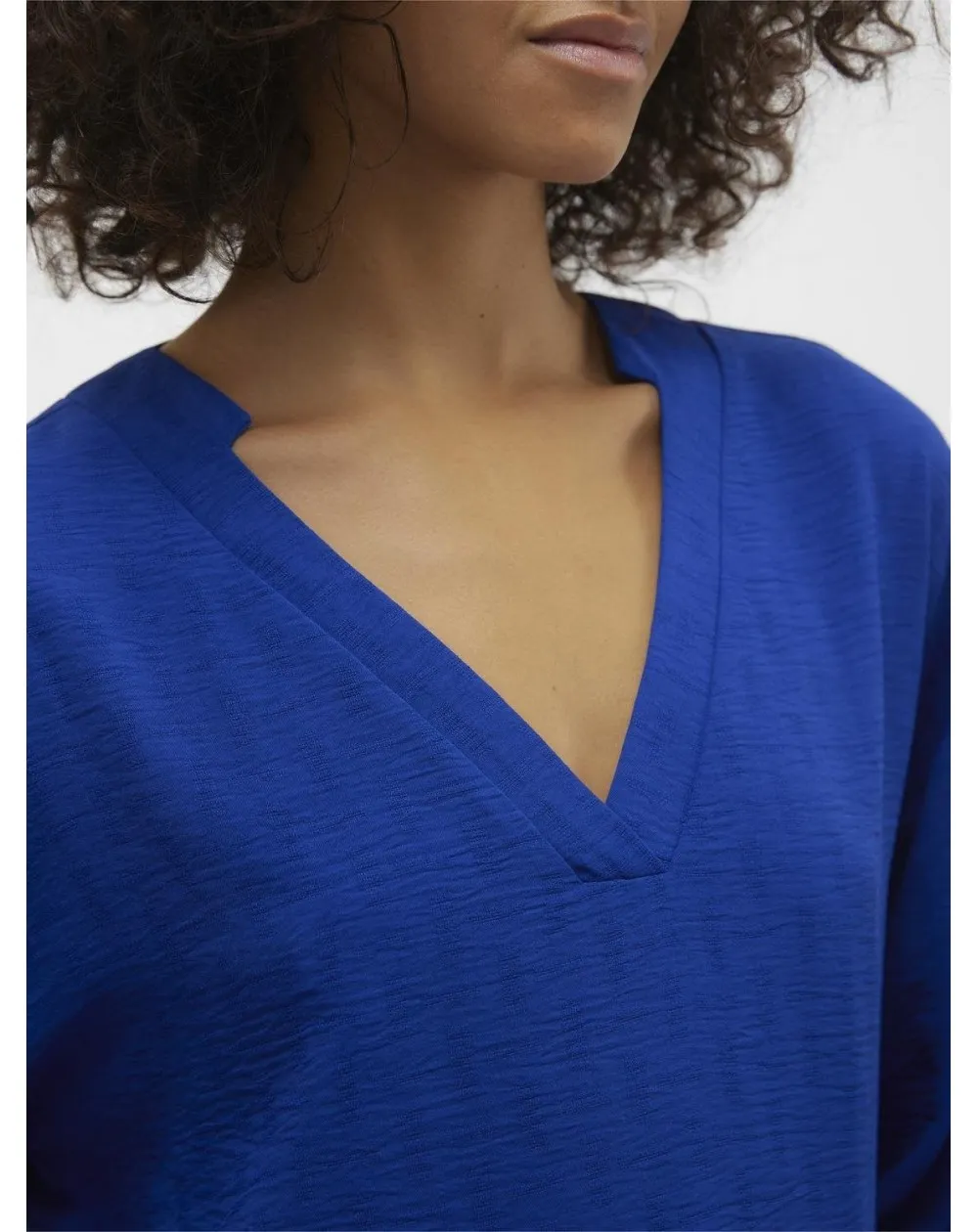 Blouse col v à manches 3/4 GAIGA Vero Moda