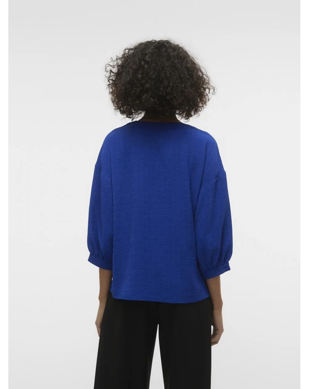 Blouse col v à manches 3/4 GAIGA Vero Moda