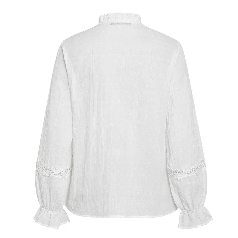 Blouse Dentelle Blanche