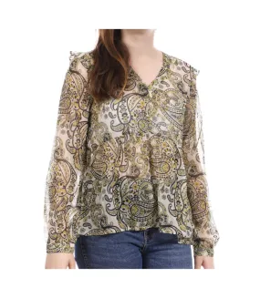 Blouse Jaune Paisley Femme Les Tropéziennes Baliste
