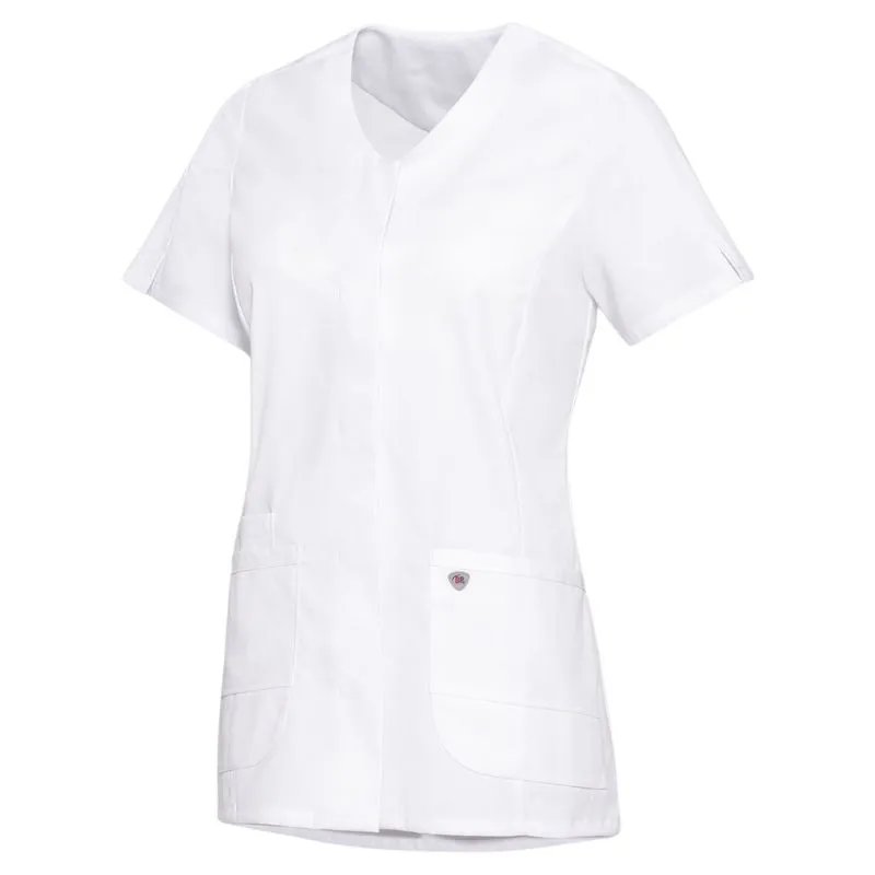 Blouse Médicale Femme Stretch Blanche - BP®