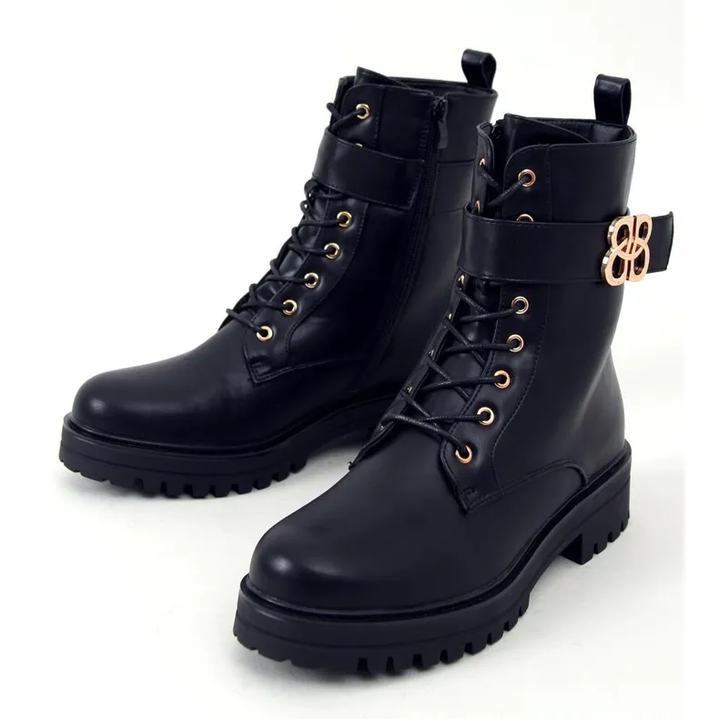 Bottes Militaires Vicky Noir le noir