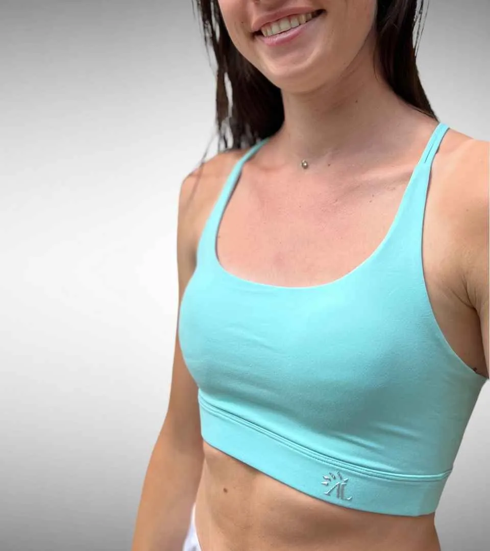 Brassière de Sport Holidays Bleu Carabes - Medium Impact