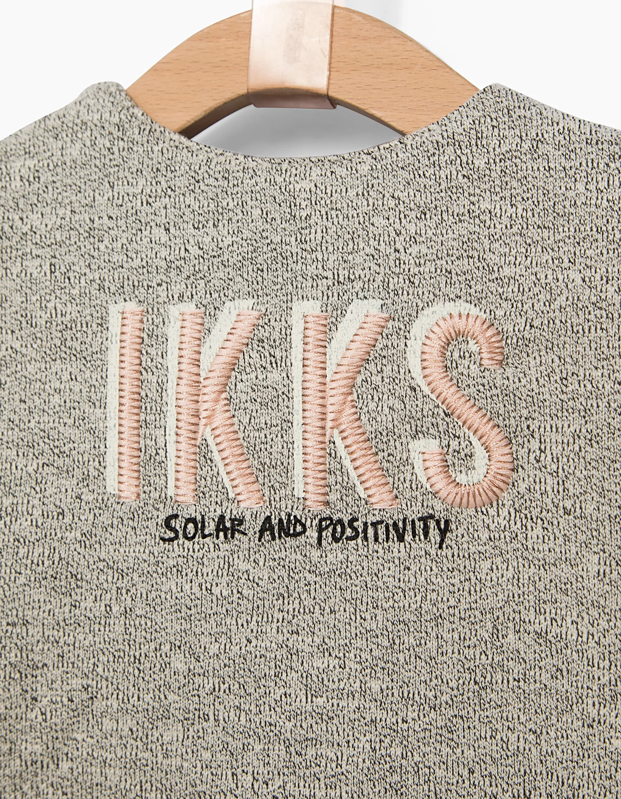 Cardigan gris chiné en maille bébé fille
