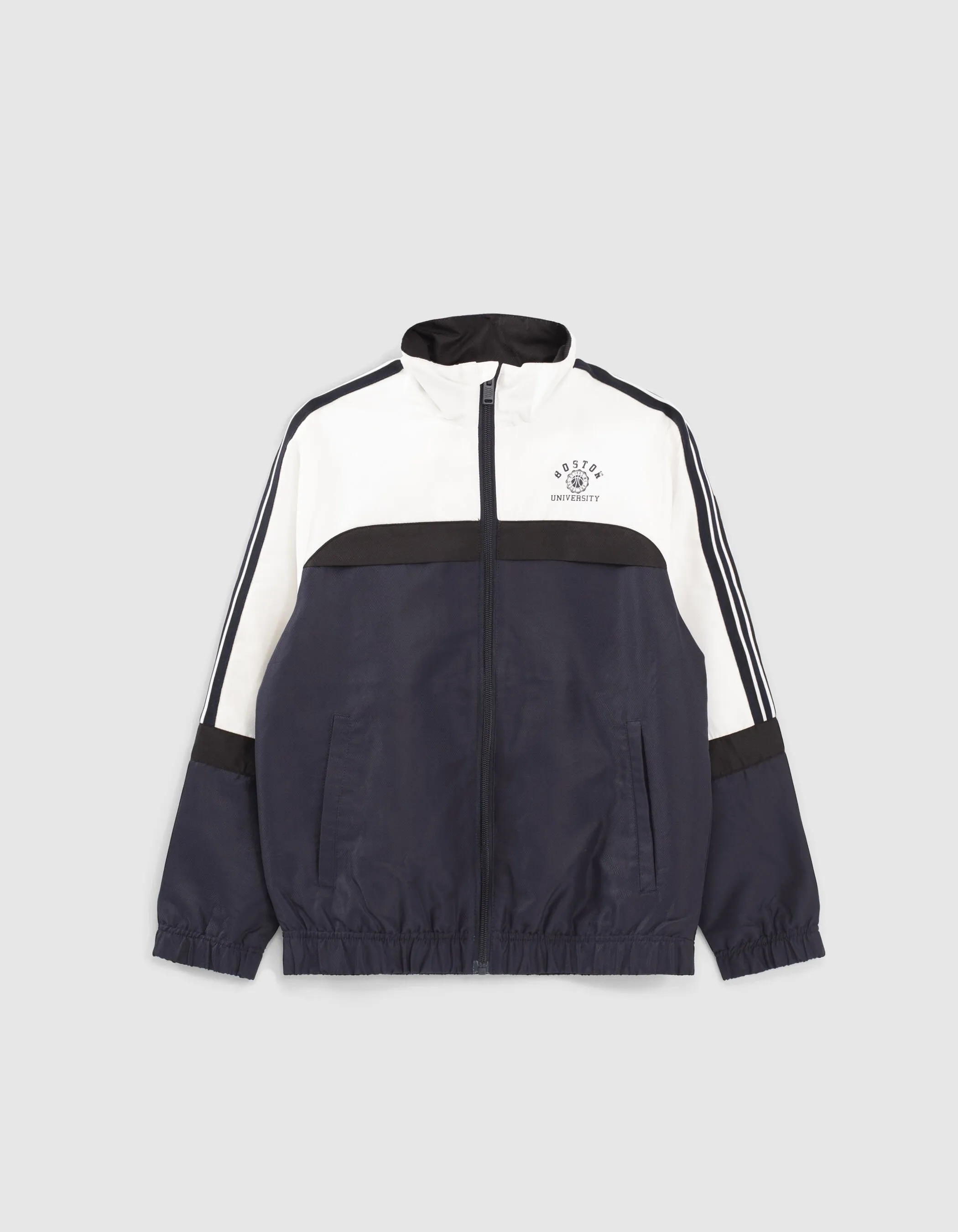Cardigan navy, noir, blanc en nylon garçon 