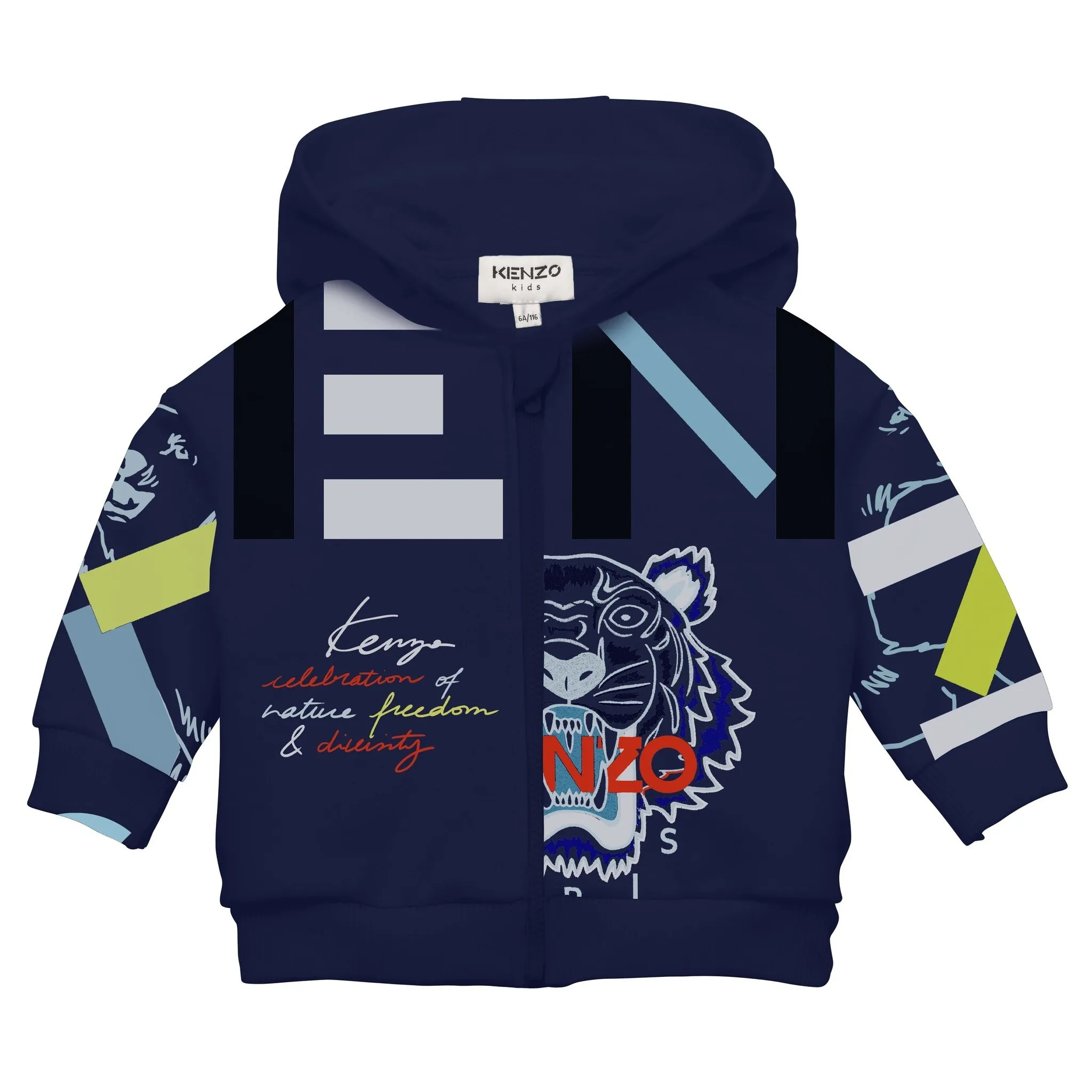 Cardigan Zip Kenzo Kids Garçon