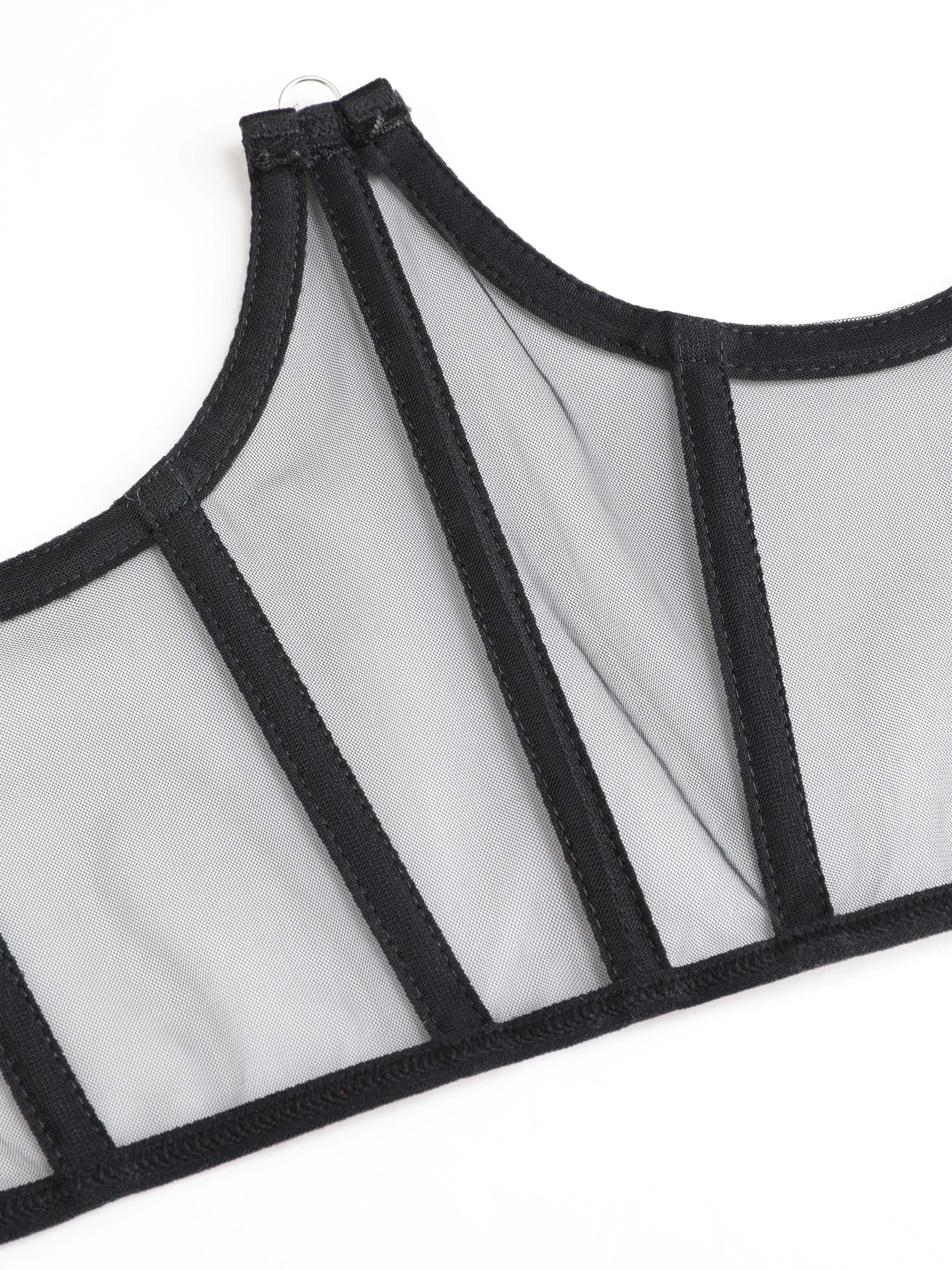 Ceinture de corset unie à lacets