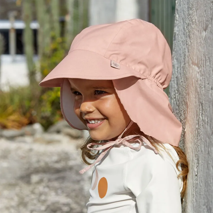 Chapeau Protège-nuque Desert Aventure Rose - 6/18 Mois