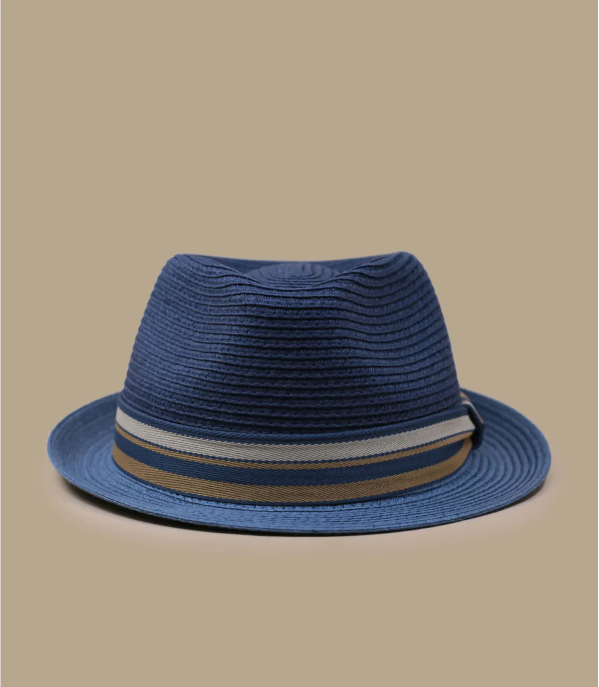 Chapeau trilby stetson paille bleu - Trilby Toyo blue Stetson : Headict