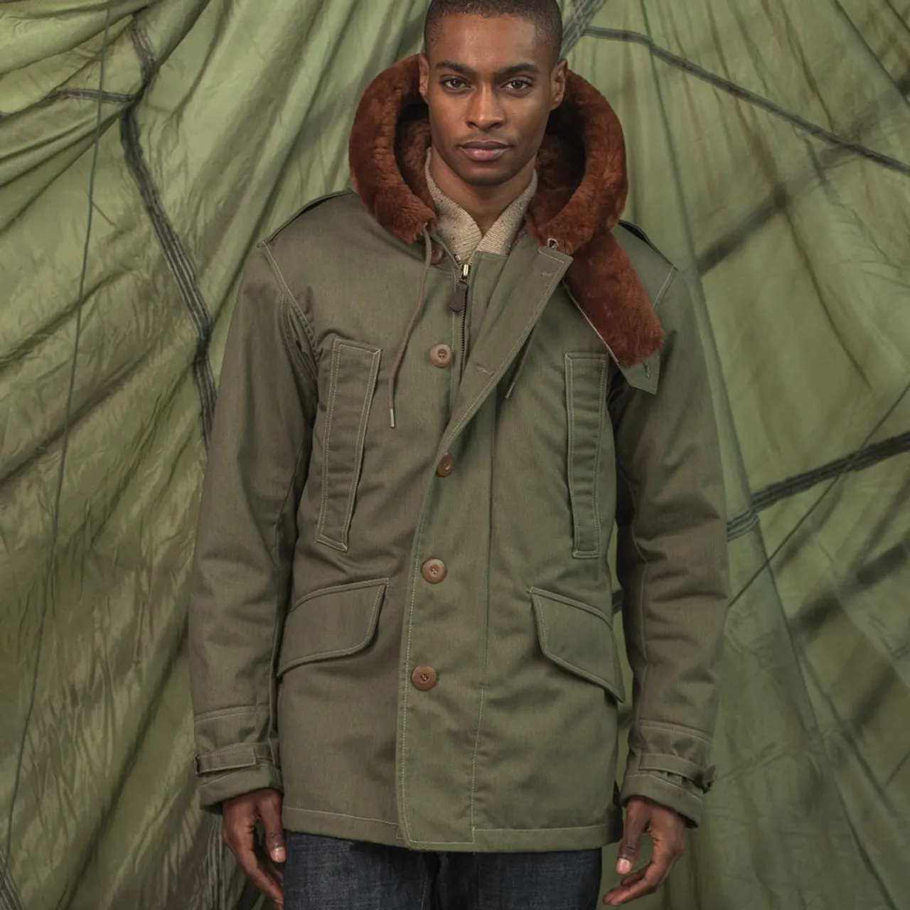 Cockpit USA B-11 Winter Parka Olive USA Made