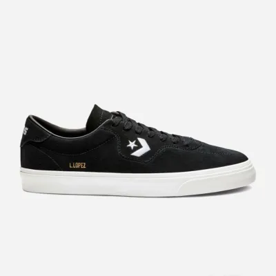 CONVERSE CONS LOUIE LOPEZ PRO OX - Black/Black/White