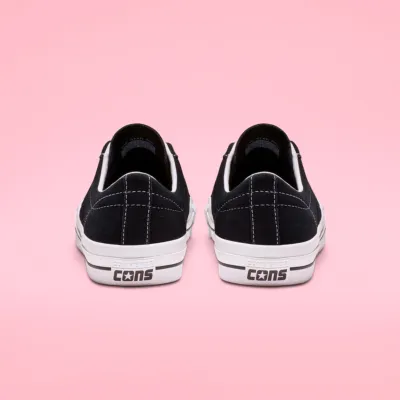 CONVERSE CONS ONE STAR PRO OX - Black/Black/White