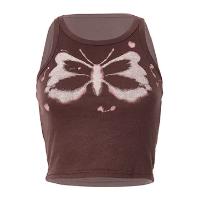 Crop Top Papillon