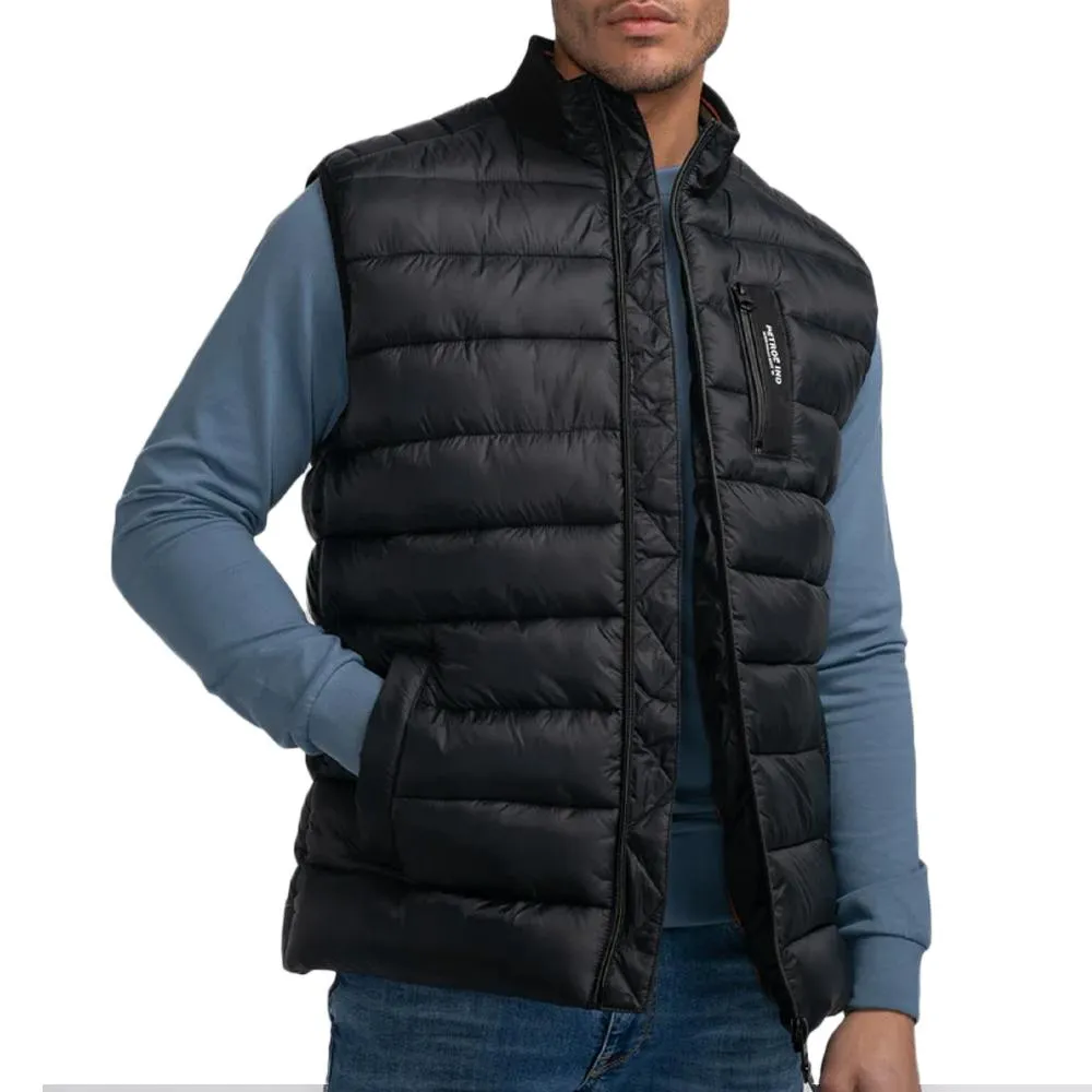 Doudoune sans manche Noire Homme Petrol Industries Waistcoat