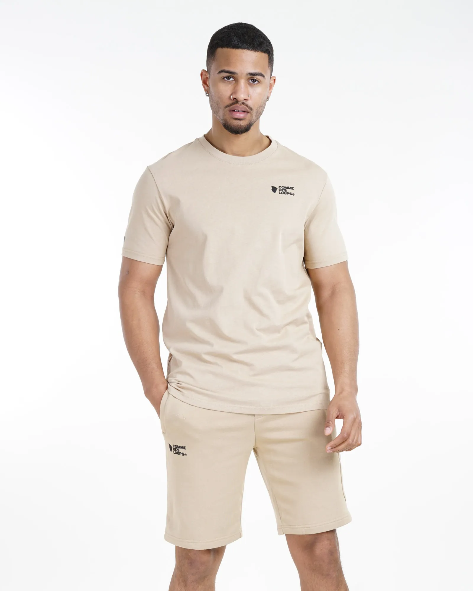 Ensemble Short Tee-shirt Classico Kamel