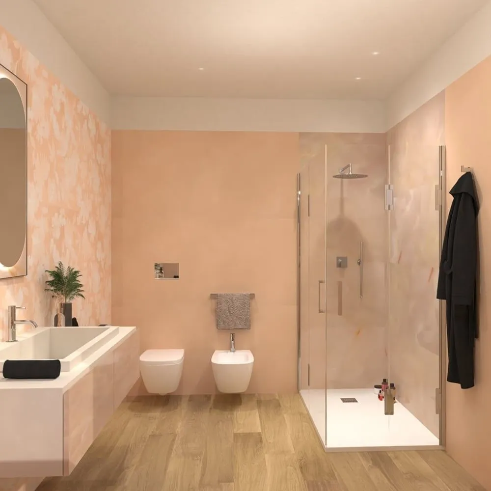 Fap Maxxi Gemme Rosa Brillante 120x278 cm FRX4 | Carrelage imitation marbre 