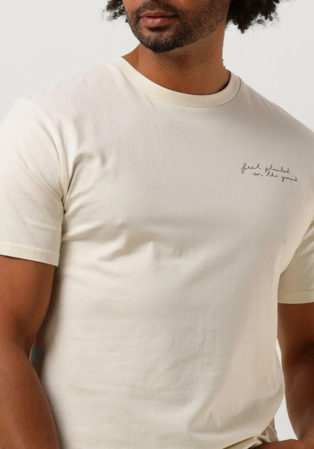 forét t-shirt gravel t-shirt en beige