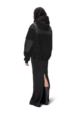Gilet Rains Unisex Kofu Fleece Hoodie T1 Black