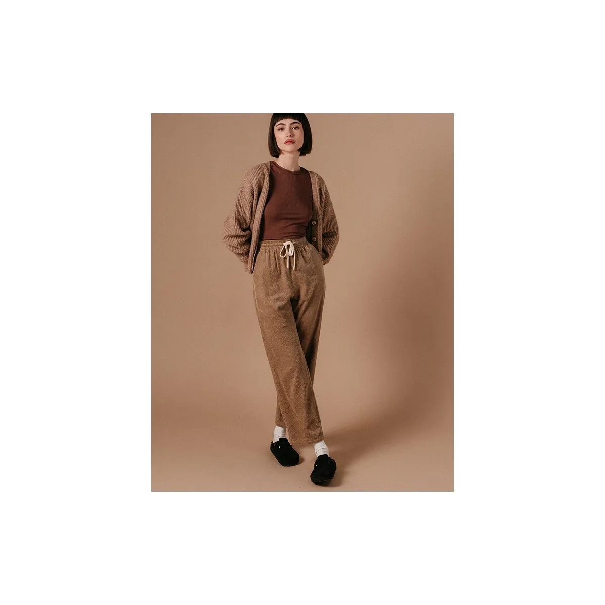 Grace et Mila - Pantalon taupe