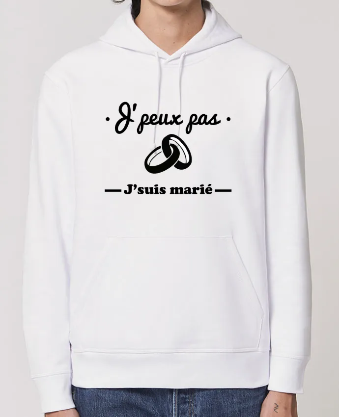 Hoodie J'peux pas j'suis marié Par Benichan