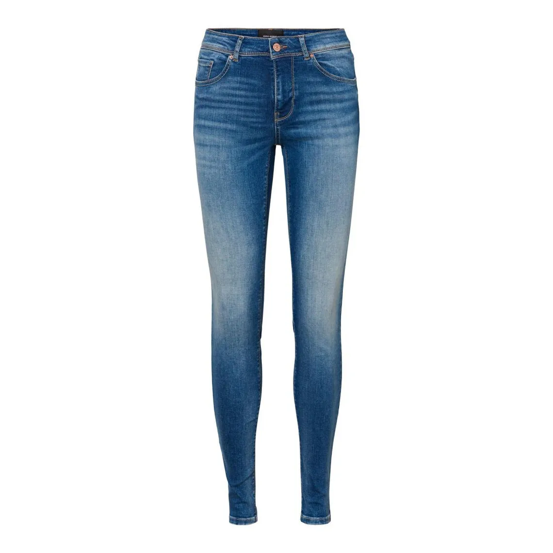 Jean slim Slim Fit Taille moyenne Longueur regular bleu en coton Gaia | 3 Suisses