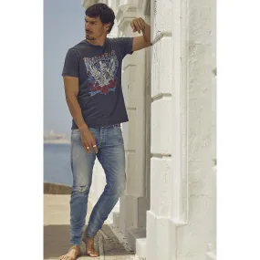 Jeans tapered 903, longueur 34 bleu en coton Tom Le Temps des Cerises - Jean Homme sur MenCorner