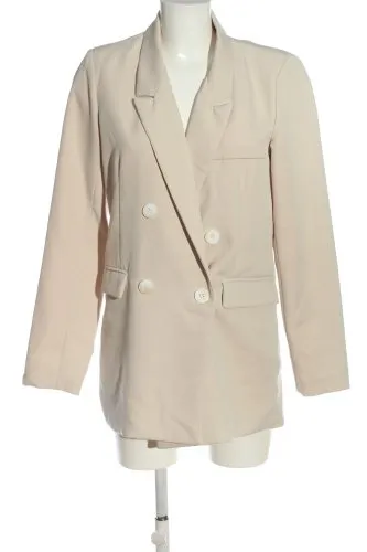 Loavies Blazer long crème style décontracté