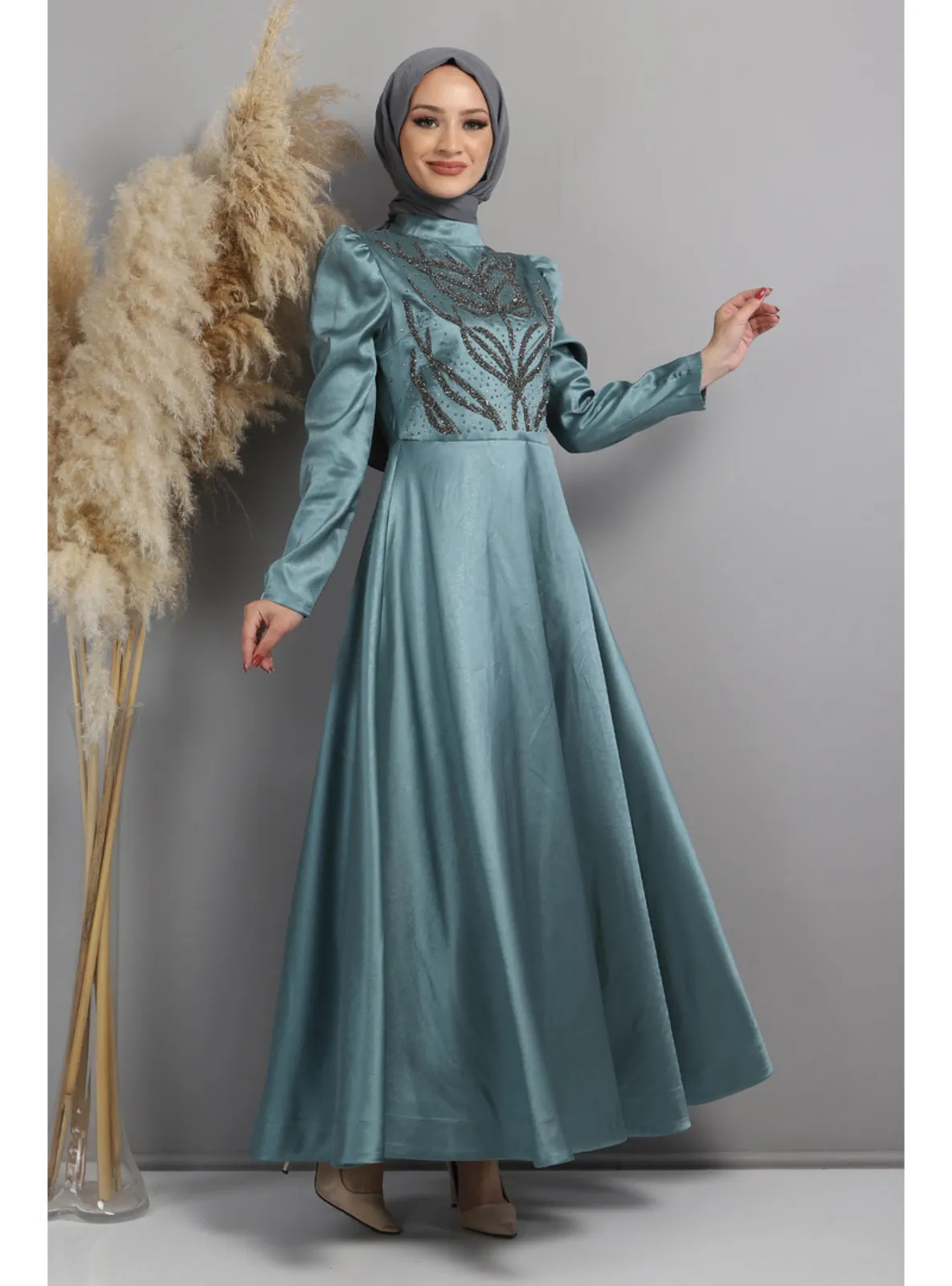 Mint - Modest Evening Dress