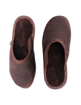 Mules mouton garniture cousue cuir Made in France Taille 35/36