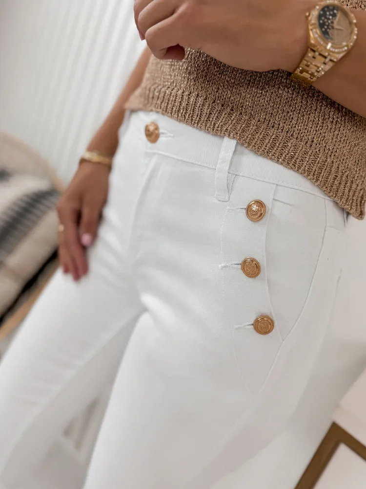 PANTALON  BUNIO BLANC