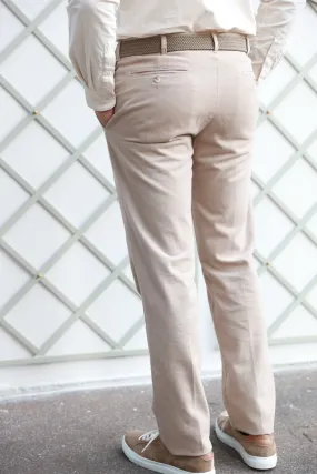 Pantalon Sean en coton d'hiver - Beige