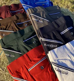Pantalon équitation fille Flags&Cup Cayenne