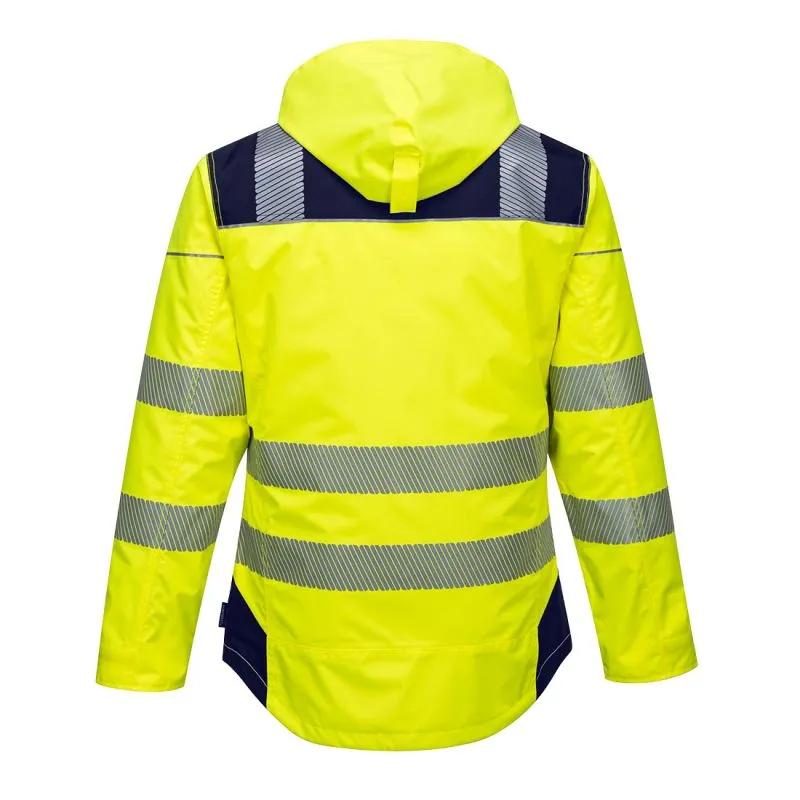 PARKA HAUTE VISIBILITE PW3  JAUNE MARINE - PORTWEST