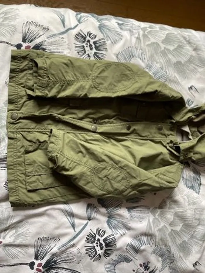 Parka mi saison kaki - Vertbaudet - 8 ans  | Beebs