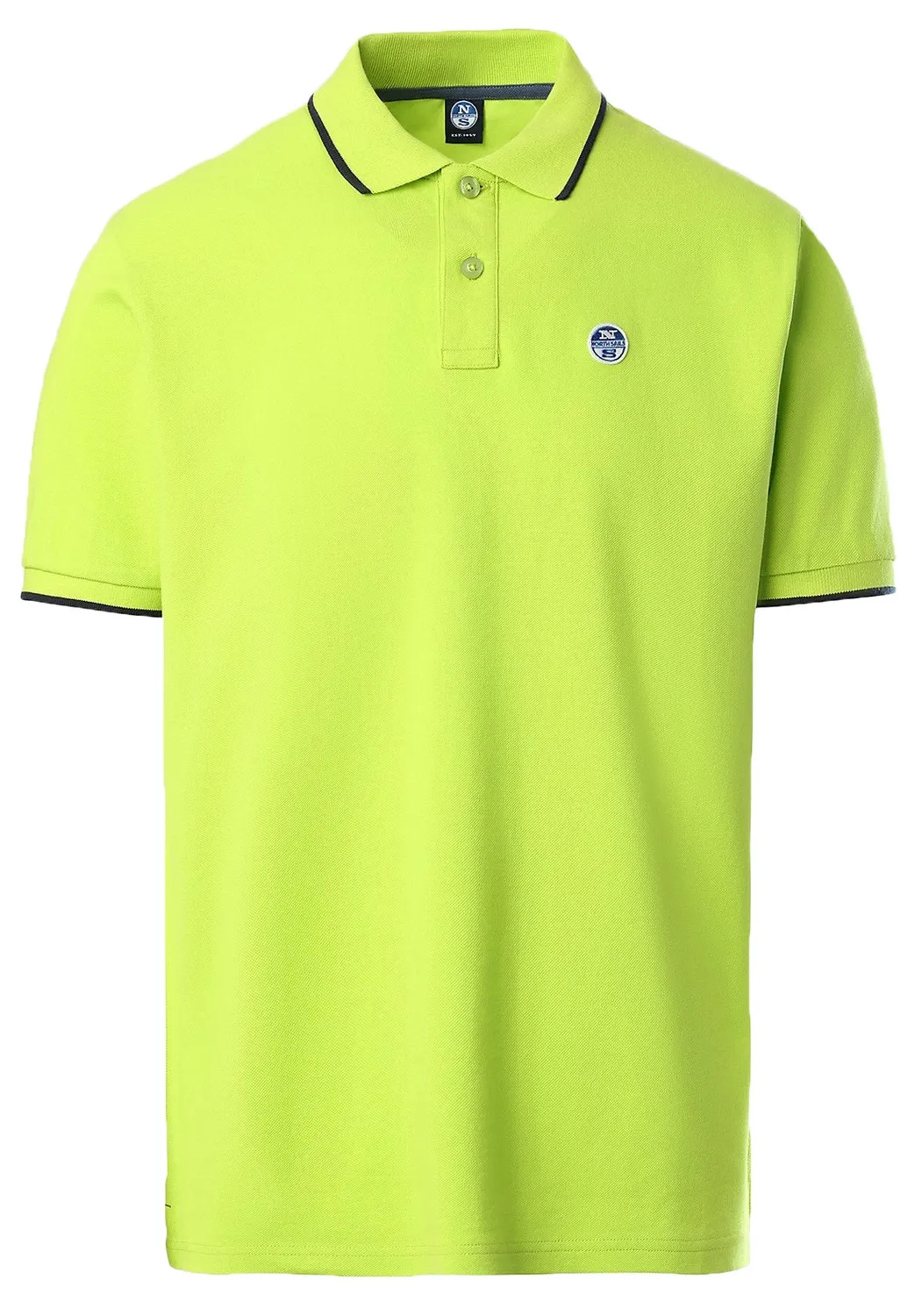 Polo North Sails Homme SS Polo With Graphic Lime
