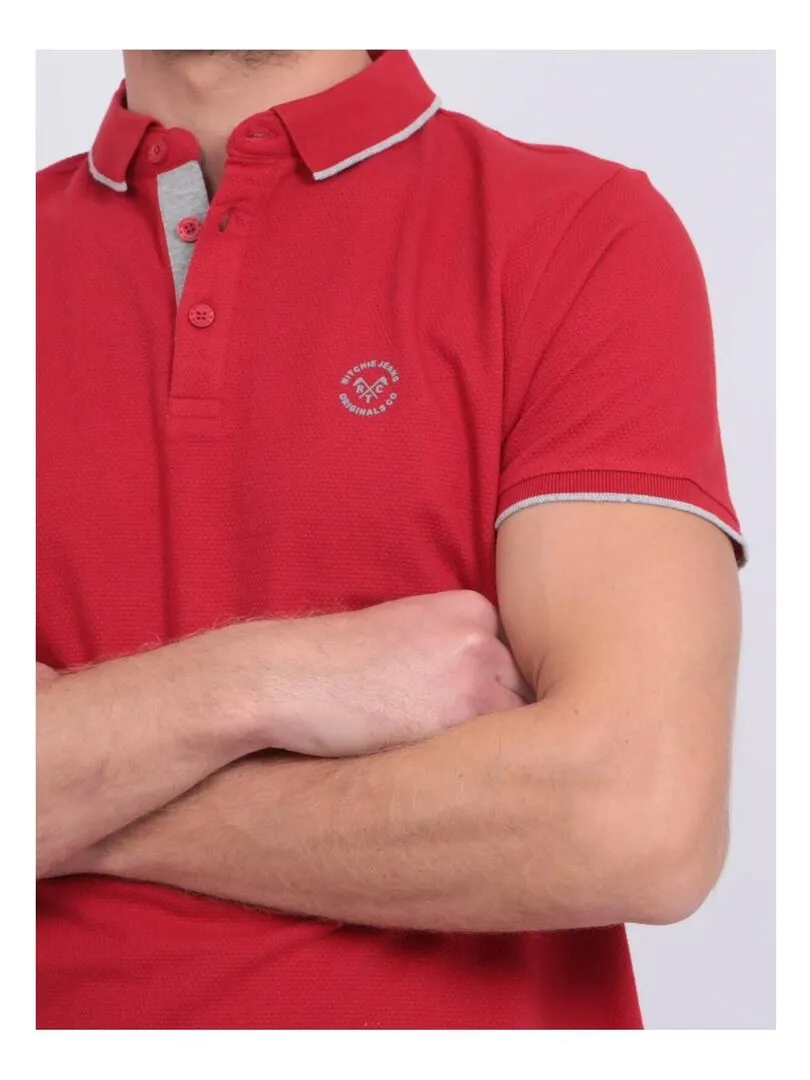 Polo pur coton PADOG - Rouge