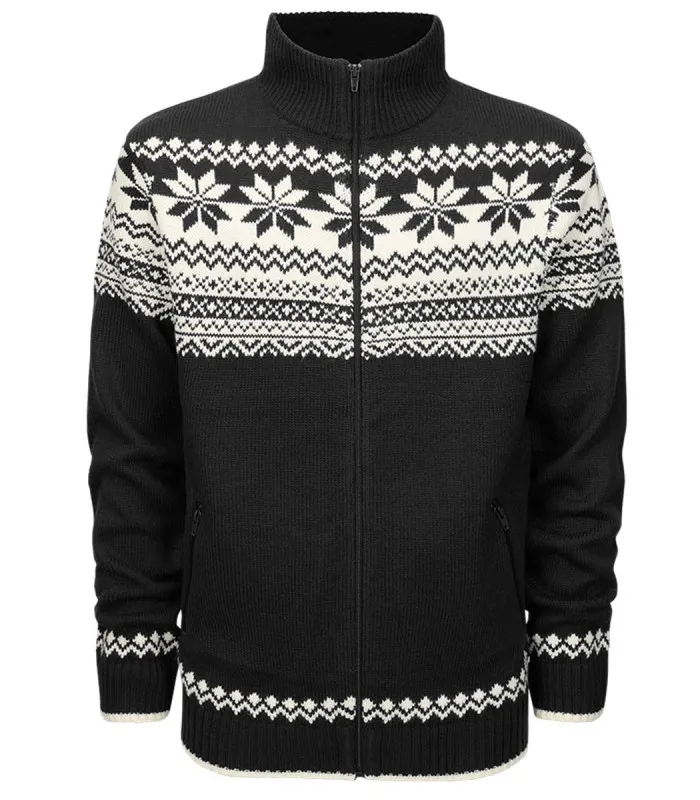 Pull Cardigan Norvégien col zippé Brandit