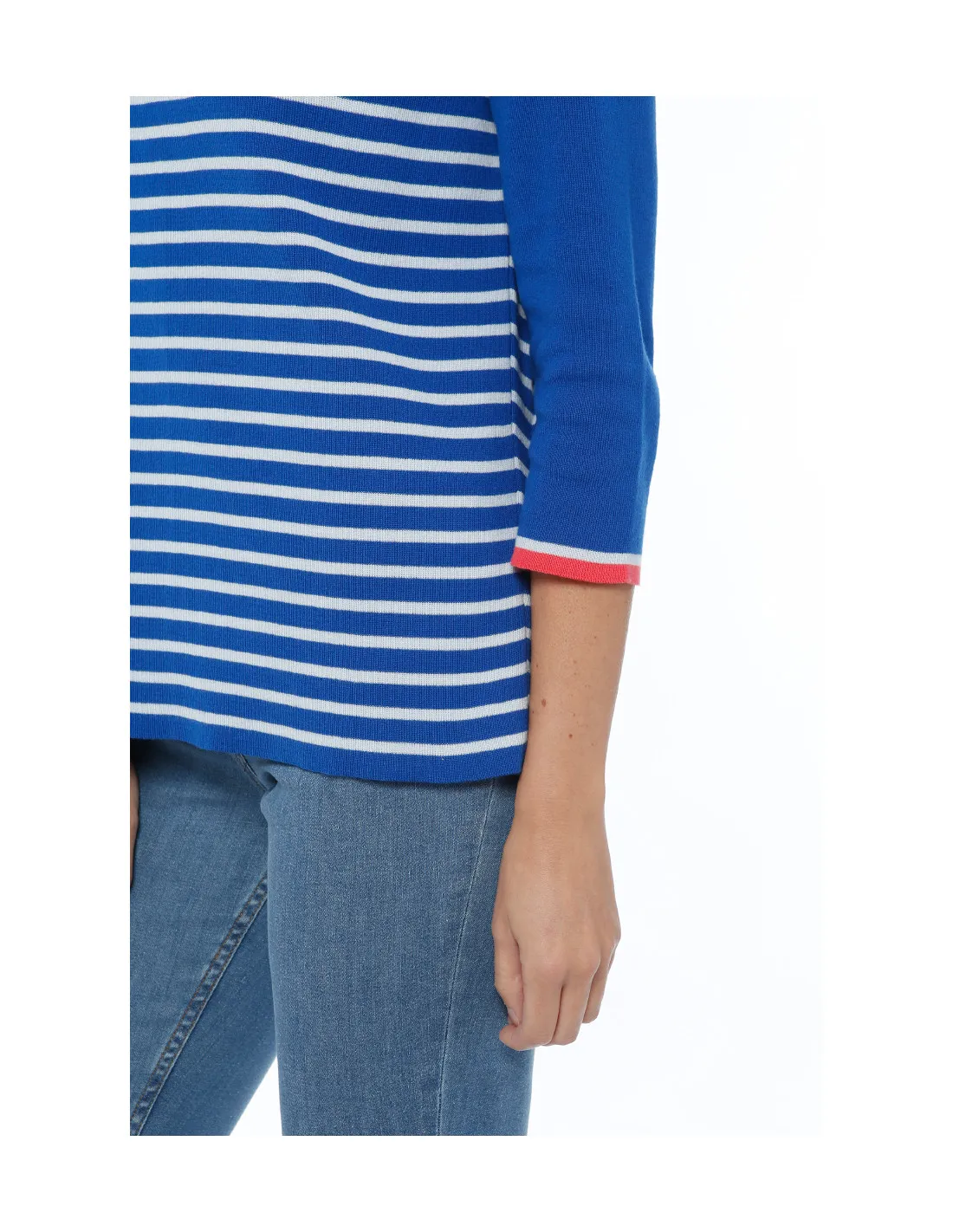 Pull marinière femme